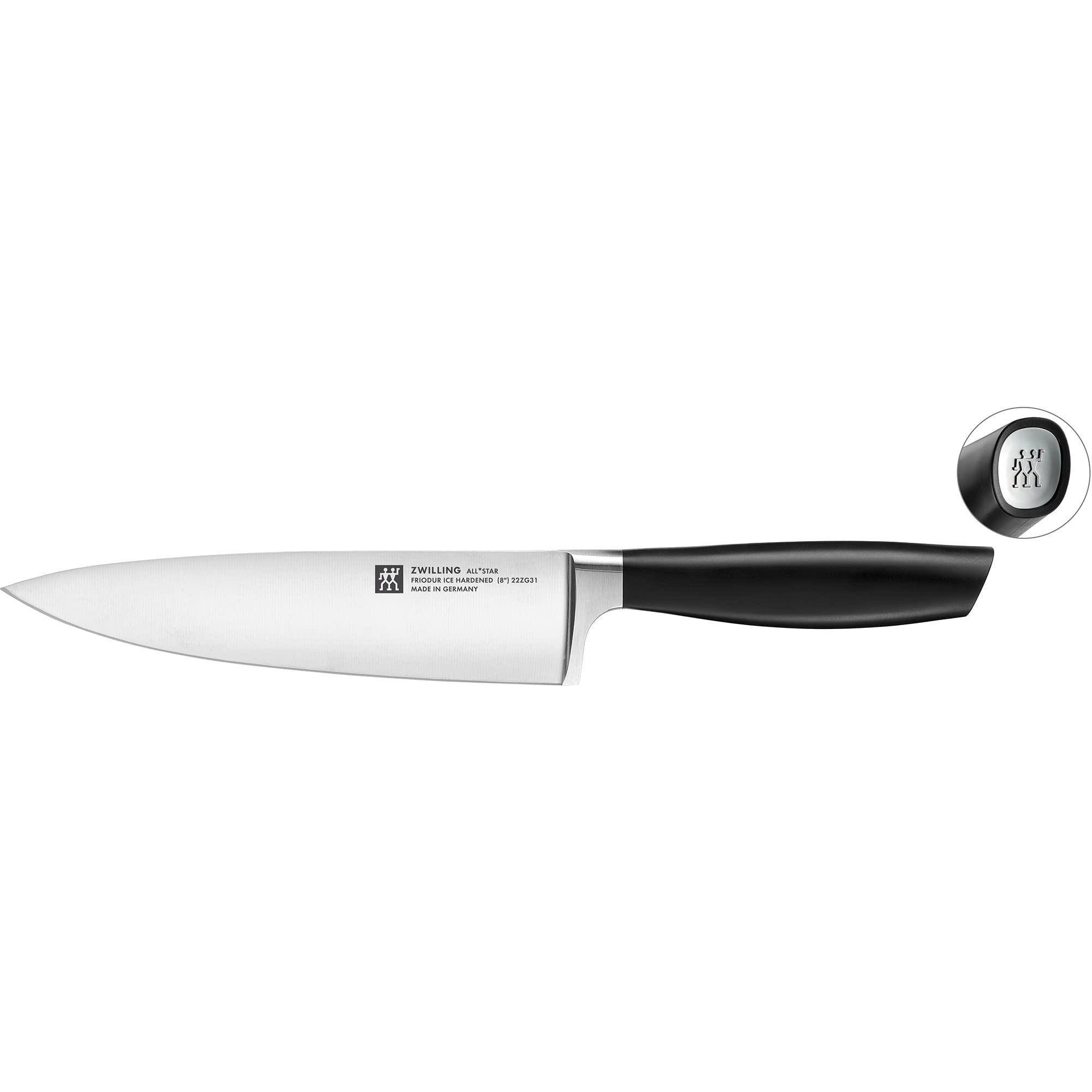 Amazon.com: ZWILLING All Star 8-inch Chef's Knife - Silver End Cap